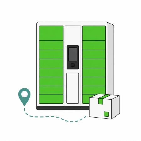 Πράσινα lockers παραλαβής και δέμα για BoxNow αποστολές σε OpenMage Magento 1